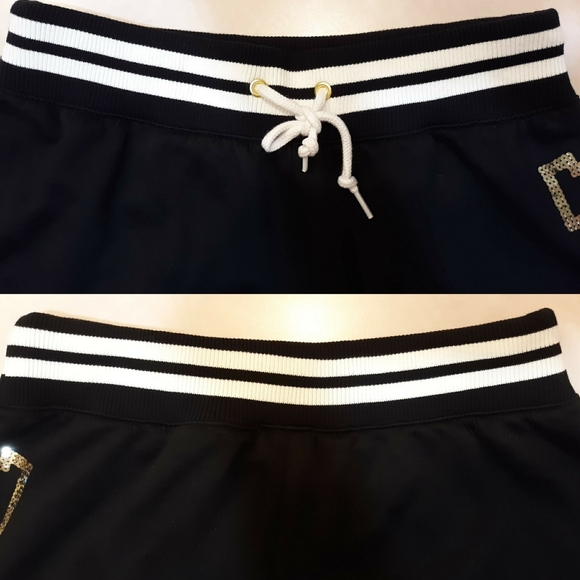 VS Pink Bling Pants in Black & Gold! - Picture 5 of 6